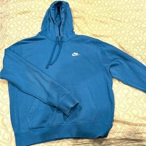 Blue Nike hoodie in great condition.  Adult medium.